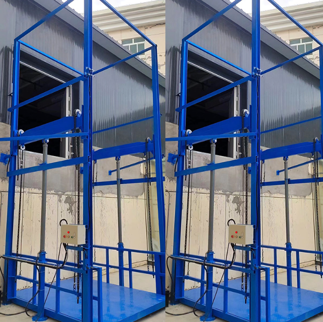 修水导轨式升降货梯